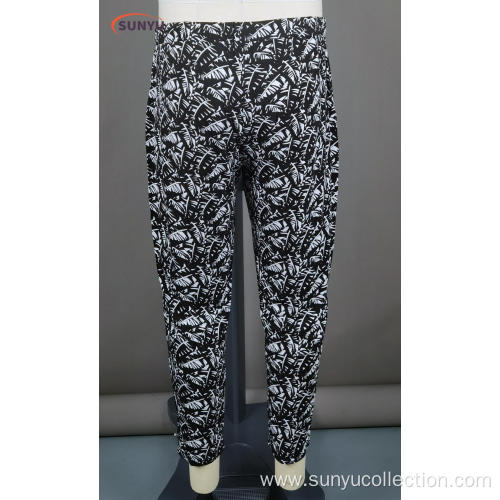 95%viscose 5%elastane jersey pants with all over print